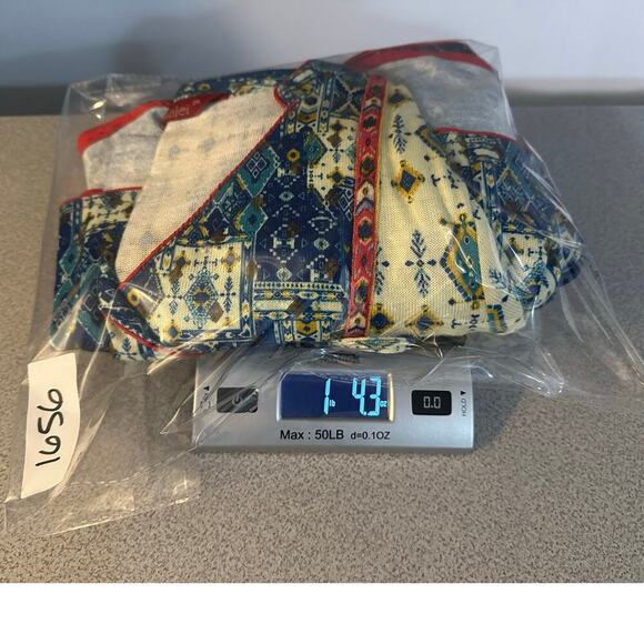 Paislei Sz 2X Long Sleeve Maxi Dress Geometric Aztek Mix Media Faux‎ Wrap Boho - Picture 11 of 11